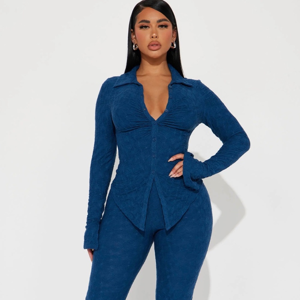 Petite Liliana Pant Set - Teal